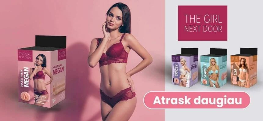 Masturbatorius The Girl Next Door | Desirel.lt Sex Shop