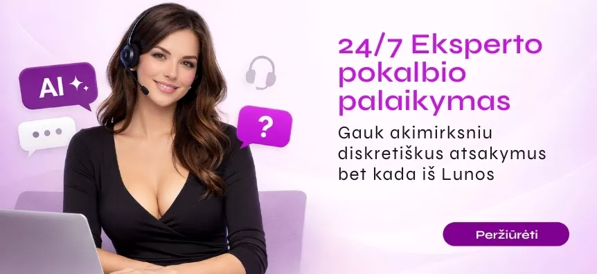Luna AI chat: Tavo asmeninis apsipirkimo asistentas, diskretiškumas garantuotas | Sex Shop Lietuva Desirel.lt 