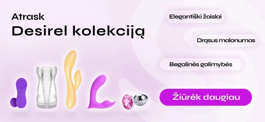 Pristatome Desirel sekso žaislus | Sex shop Lietuva Desirel.lt