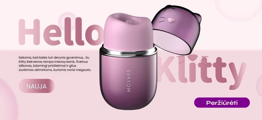 Svakom Klitty - laižantis vibratorius | Sex Shop Lietuva Desirel.lt