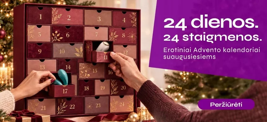 24 dienos, 24 staigmenos: Advento kalendoriai su sekso žaislais suaugusiesiems | Sex Shop Lietuva Desirel.lt