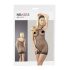 NO:XQSE - Seksuali tinklinė mini suknelė - juoda (S-L)