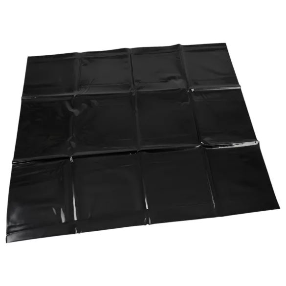 Fetišas - vinilinė pagalvės užvalkalas (juodas)