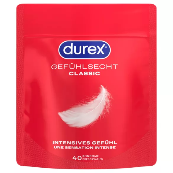Durex - itin plonos prezervatyvai (40 vnt.)