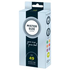 Mister Size - prezervatyvai - ploni - 49 mm - 10 vnt