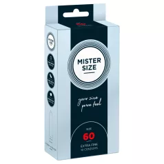 Mister Size - prezervatyvai - ploni - 60 mm - 10 vnt
