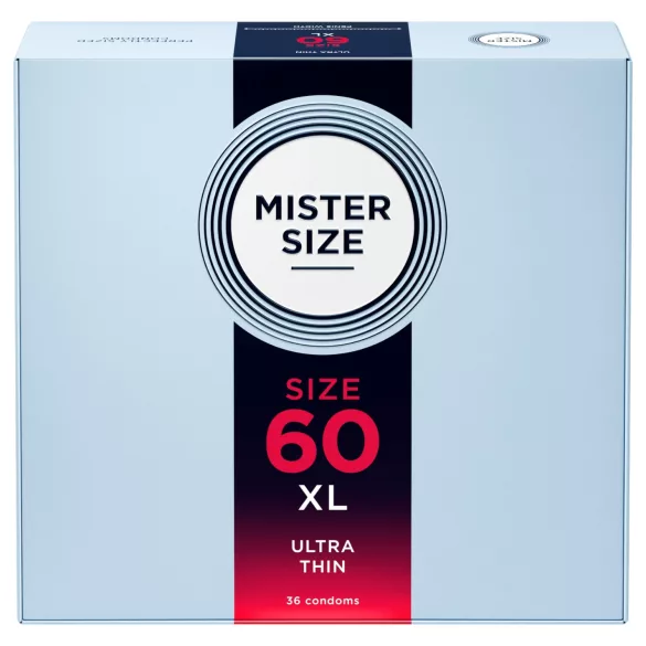 Mister Size - prezervatyvai ploni - 60 mm - 36 vnt