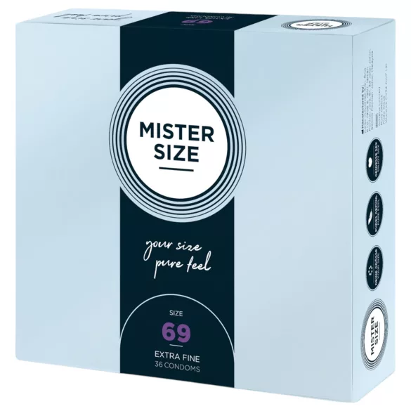 Mister Size - ploni prezervatyvai - 69 mm - 36 vnt