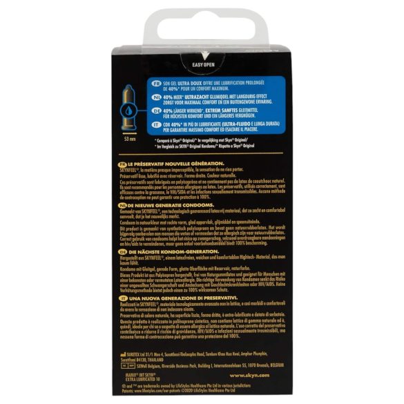 Manix Skyn - ultra ploni latekso neturintys prezervatyvai - 10 vnt