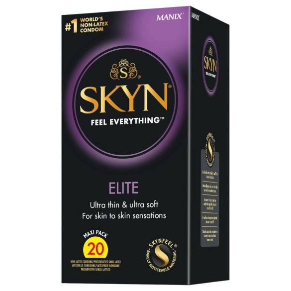 Manix SKYN Elite - ultra plona latekso neturinti prezervatyvai - 20 vnt