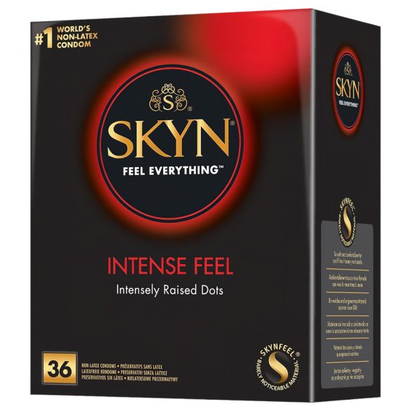 Manix SKYN Intense Fell - be latekso veganiški prezervatyvai - 36 vnt.