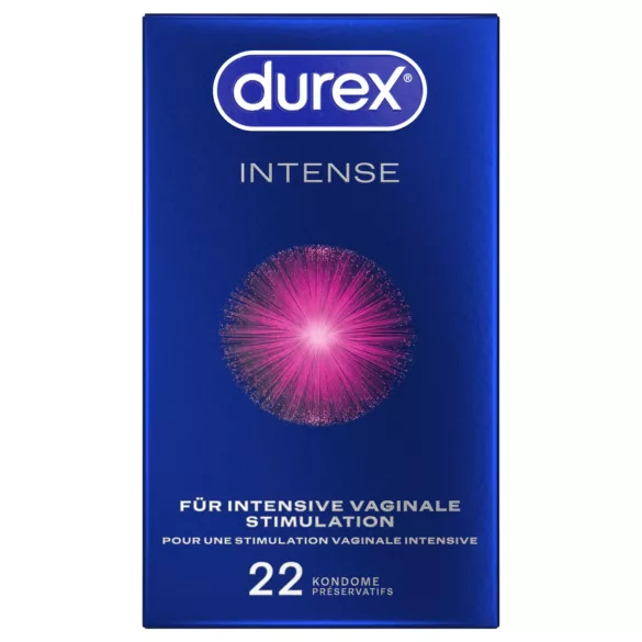 Durex Intense - orgazminiai prezervatyvai (22 vnt.)