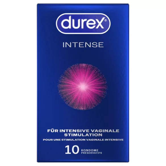 Durex Intense - Orgazminiai prezervatyvai (10 vnt.)