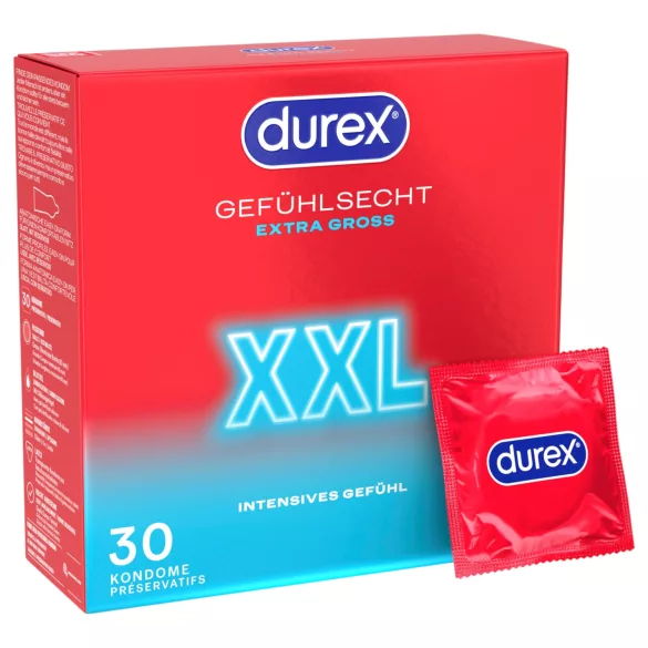 Durex - XXL prezervatyvai (30 vnt.)