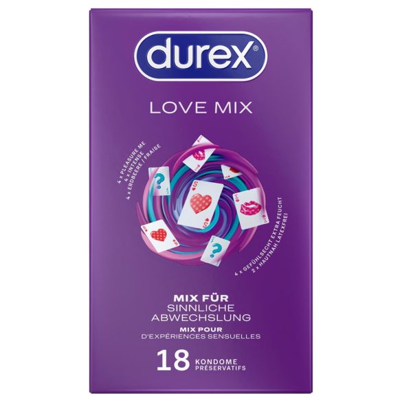 Durex Meilės Mišinys - prezervatyvų rinkinys (18 vnt.)
