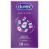 Durex Love Mix - prezervatyvų rinkinys - 18 vnt