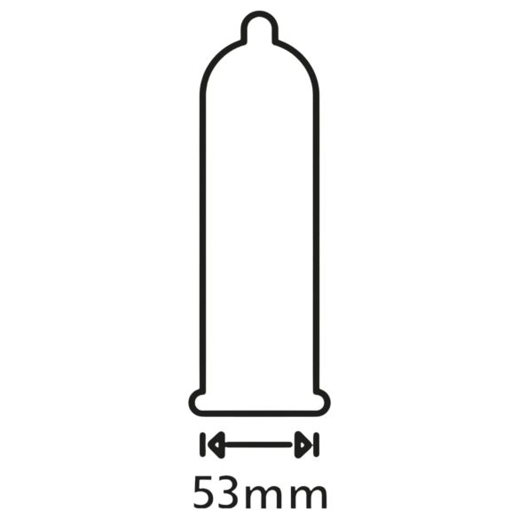 Secura Extra Fun - taškuota prezervatyvai - 53mm - 12 vnt