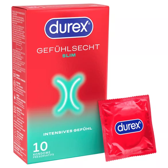 Durex - plonas prezervatyvas (10 vnt.)