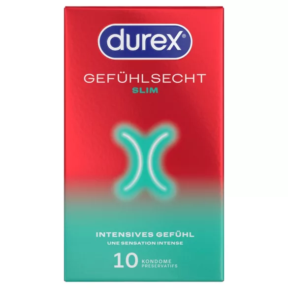 Durex - plonas prezervatyvas (10 vnt.)