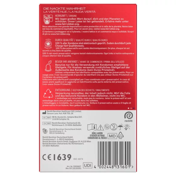 Durex - XXL prezervatyvai (10 vnt.)