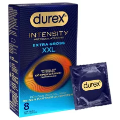   Durex Intensity XXL - latekso neturintys prezervatyvai - 8 vnt