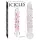 Icicles No. 7 - stiklinis analinis dildo su burbuliukais