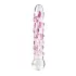 Icicles No. 7 - stiklinis analinis dildo su burbuliukais