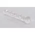 Icicles No. 7 - stiklinis analinis dildo su burbuliukais
