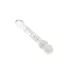 Fifty Shades of Grey - stiklinis dildo - banguotas - skaidrus