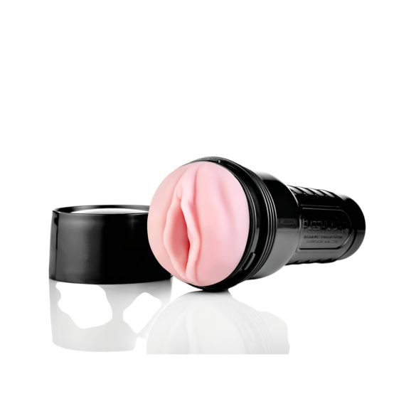 Fleshlight - masturbatorius - vaginalinė įdėklė - rožinė, sūkurinė