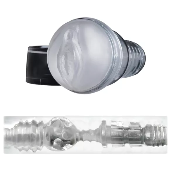 Fleshlight Ice Lady - permatoma masturbuoklė - kristalinė vagina
