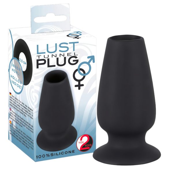 You2Toys - Aistros Tunelis - tuščiavidurė analinė plėstuvas (juoda)