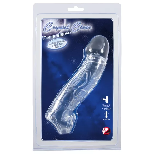 Crystal Skin - penio moviklis - ilginantis - skaidrus silikonas