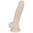 You2Toys - Silikoninis lipnus dildo - vidutinis (natūralus)