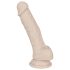 You2Toys - Silikoninis lipnus dildo - vidutinis (natūralus)