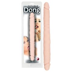 You2Toys - dvigubas dildo - silikoninis - kūno spalvos