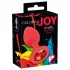 Colorful JOY - analinis kaištis - silikoninis - mažas - raudonas