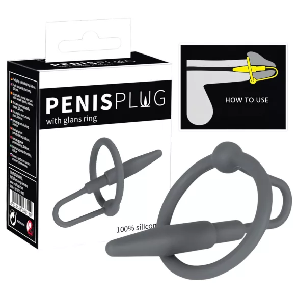 Penisplug - varpos galvutės žiedas su kūginiu dilatatoriumi