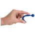 Dilator Sperm Stopper - varpos dilatorius su rutuliuku - silikonas - mėlynas
