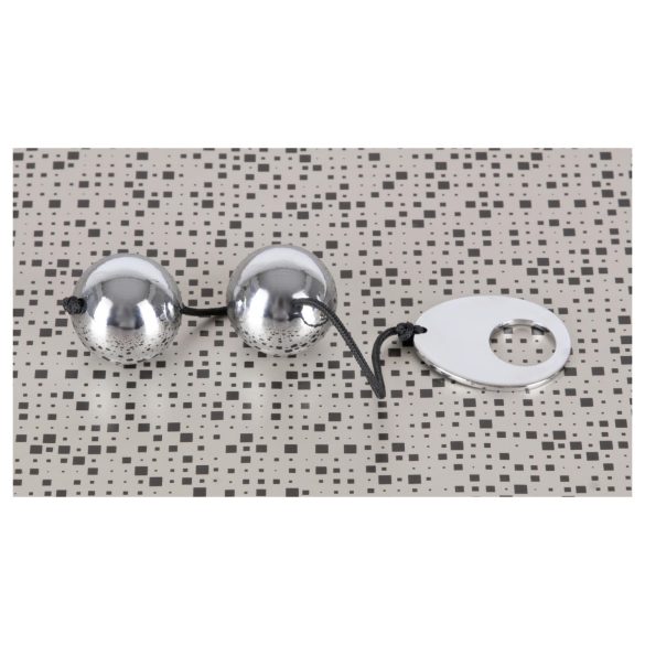 Bad Kitty - vaginaliniai kamuoliukai - sidabriniai