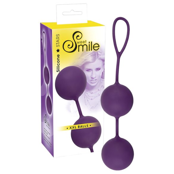 SMILE XXL Balls - didelis geišos kamuoliukas - violetinis