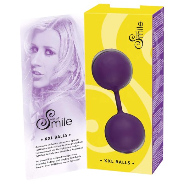 SMILE XXL Balls - didelis geišos kamuoliukas - violetinis