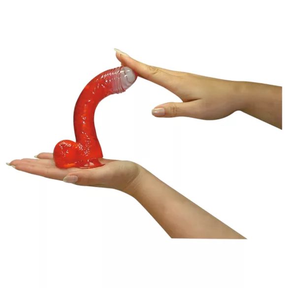 NMC - Jolly dildo (17 cm) - raudonas