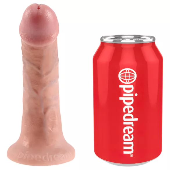 King Cock - prisegamas dirželis su dildo - natūrali spalva 6