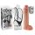 King Cock Strap-on 11 - tuščiaviduris strap-on dildo su diržais (28 cm)
