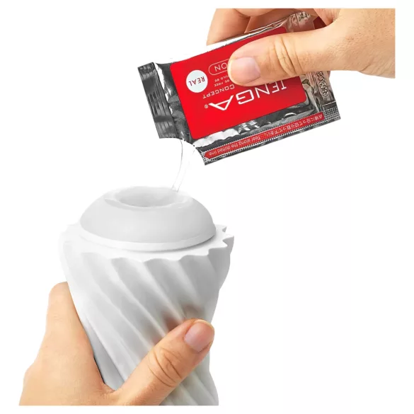 TENGA Flex - masturbatorius vyrams - juodas