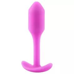   b-vibe Snug Plug 1 - analinis kaištis su vidiniu svoriu 55g - rožinis