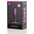b-vibe Snug Plug 1 - analinis kaištis su vidiniu svoriu 55g - rožinis