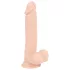Nature Skin - prilimpantis, realistiškas dildo (natūralus, vidutinis)