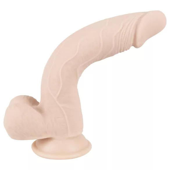Nature Skin - prilimpantis, realistiškas dildo (natūralus, vidutinis)